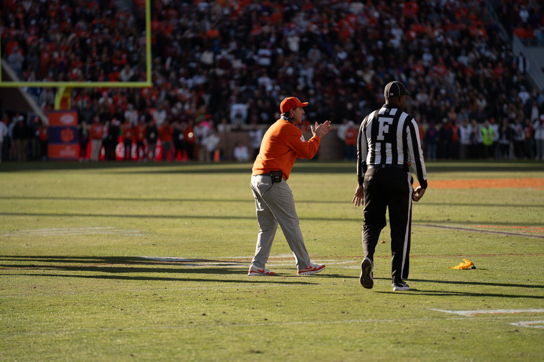 Clemson Football Coach Dabo Swinney Expressed Frustration With The Officiating Following The Tigers' 17-14 Loss To South Carolina At Memorial Stadium