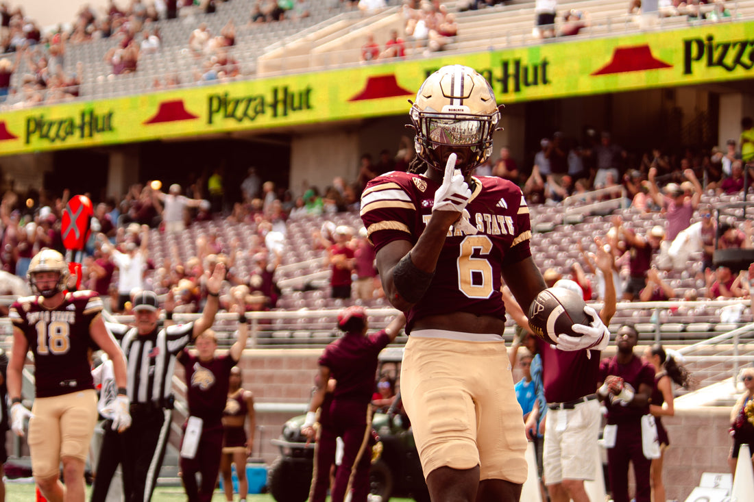 Freshman Four: Davian Jackson 4 TDs Lead Texas State to Its First Win