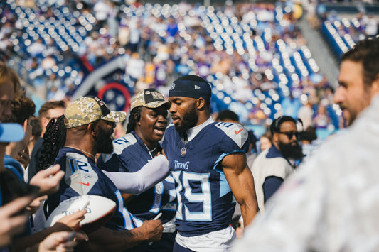 Titans Fall to Vikings on Salute to Service Sunday as Baker Shines On and Off the Field