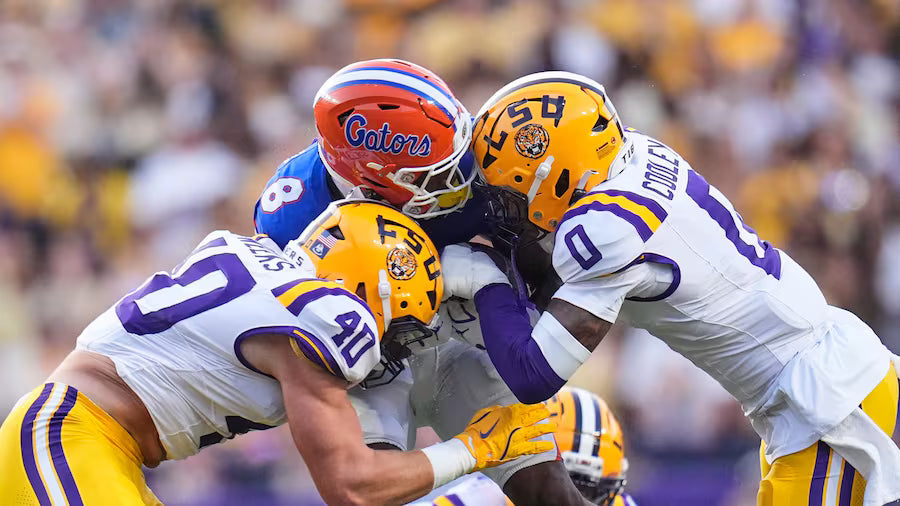 LSU Edges Florida 20-10 Behind Ball-Hawking Defense